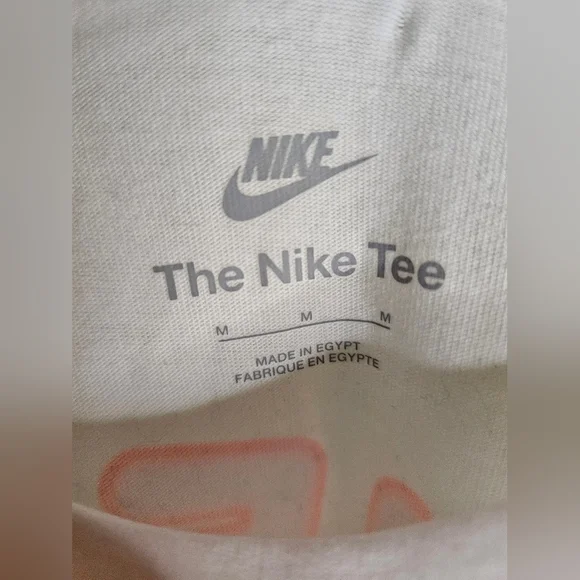 Nike Sole Food Burger T-Shirt - Mens Size Medium - White/Neon Orange Red Shoebox - Picture 2 of 5